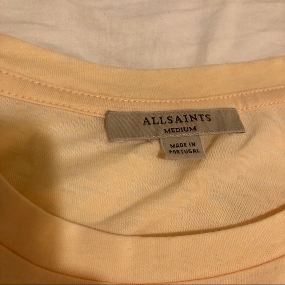 ALLSAINTS TUJEN CROPPED TEE - Picture 3 of 3